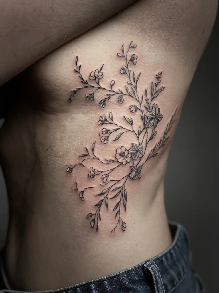 25 Ribcage Tattoos That Are Sexy and Artistic