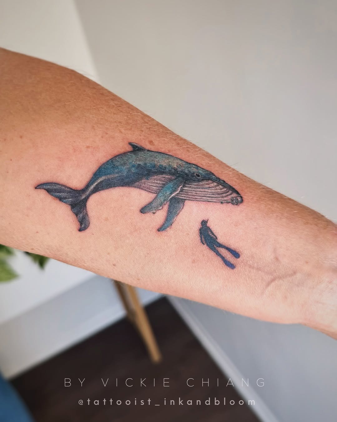 Whale and Diver Concept Art
