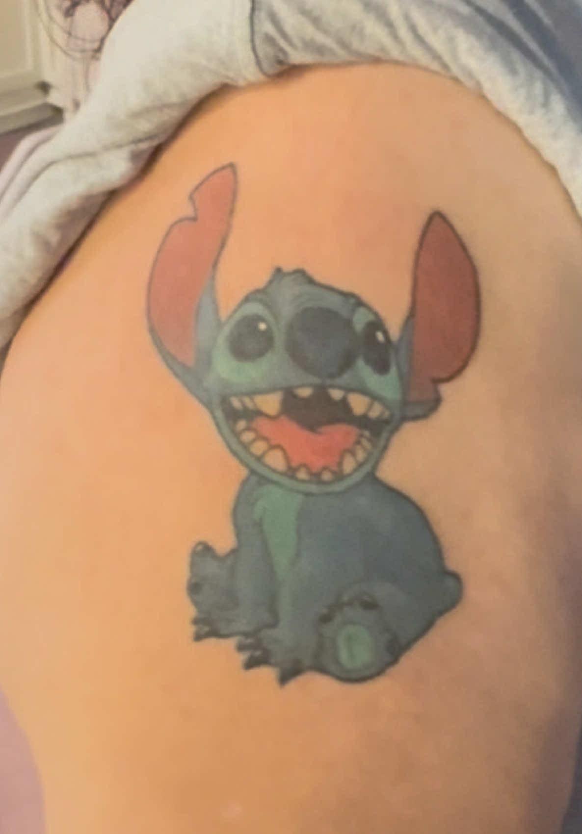 Whimsical Classic Stitch Tattoo Design