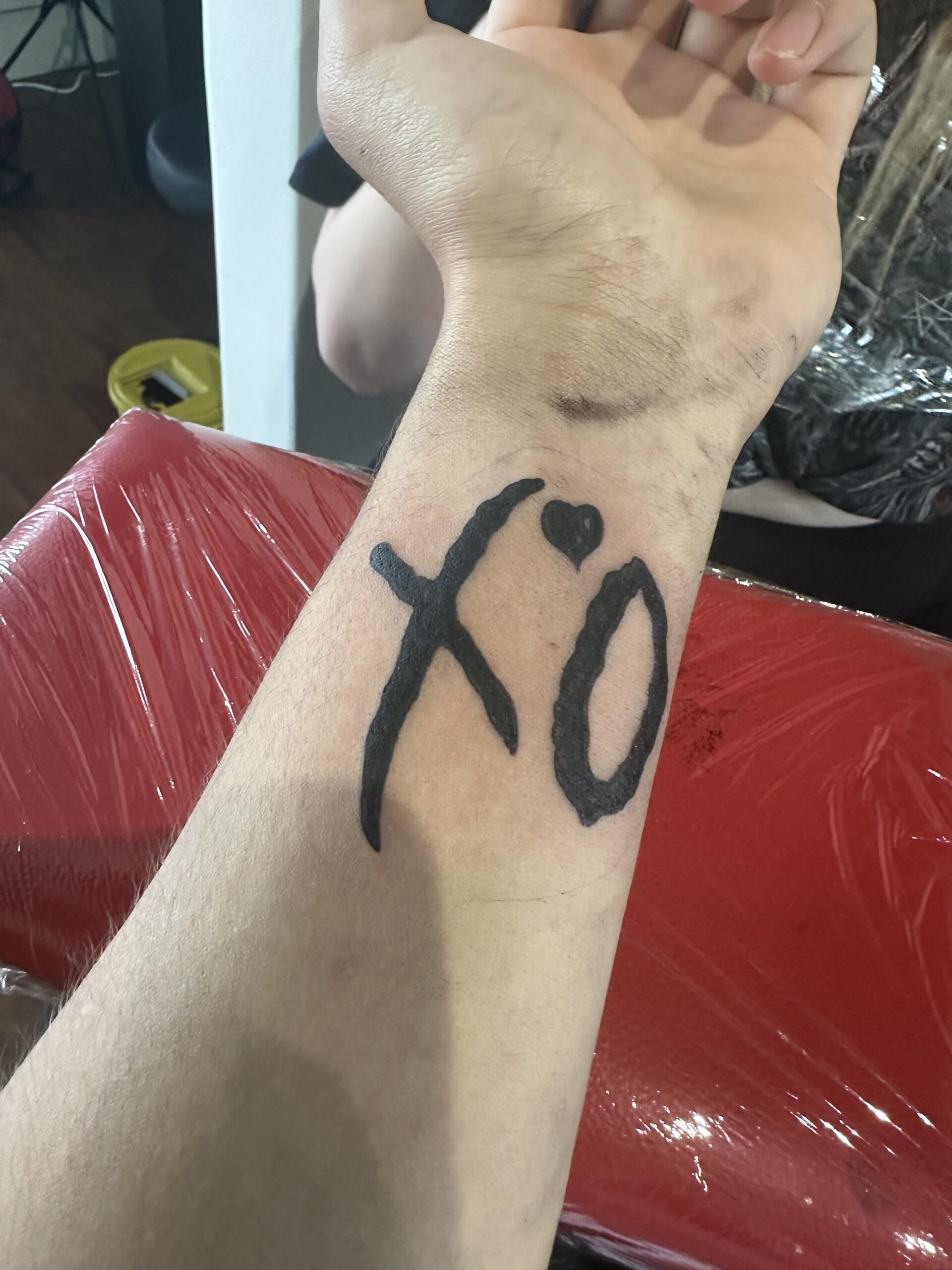 Classic Weeknd-Inspired XO Forearm Icon