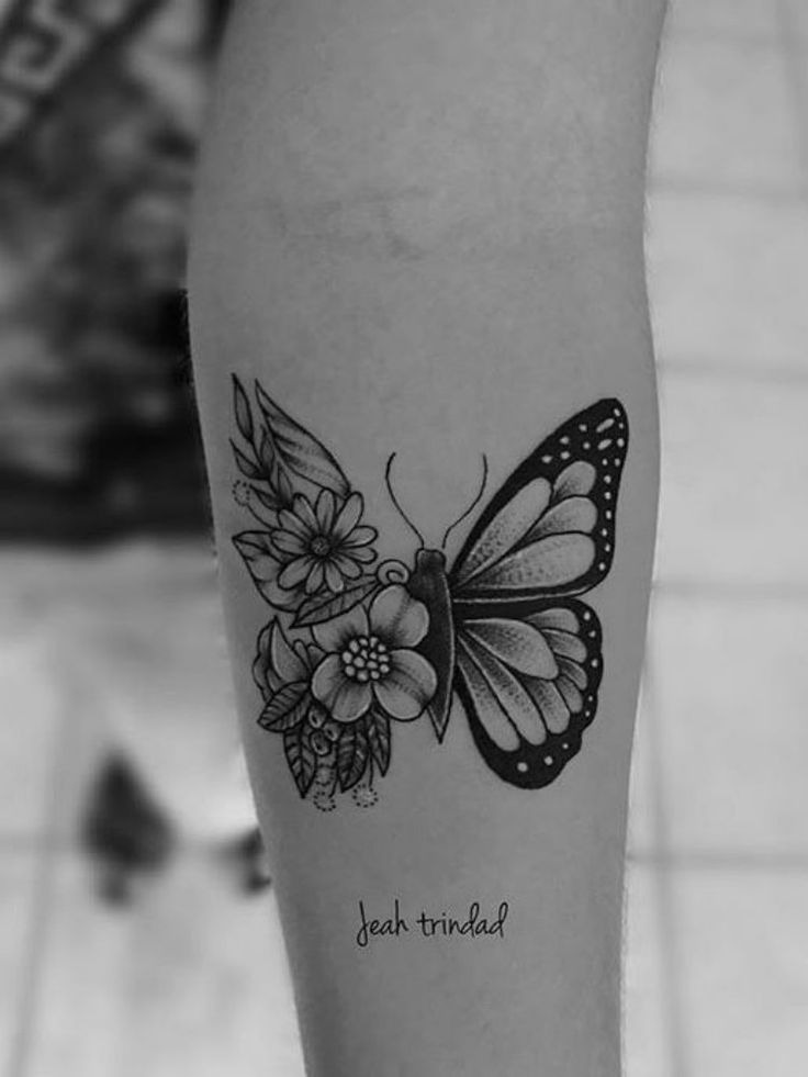 Floral Wing Butterfly Design