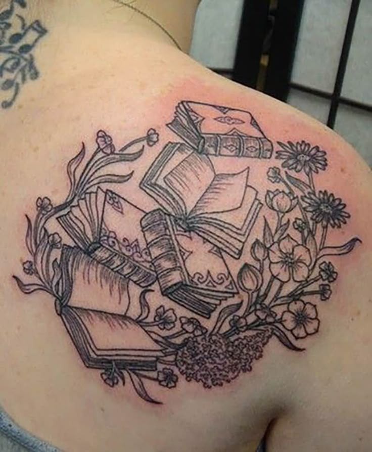 Floral Botanical Book Collection Piece