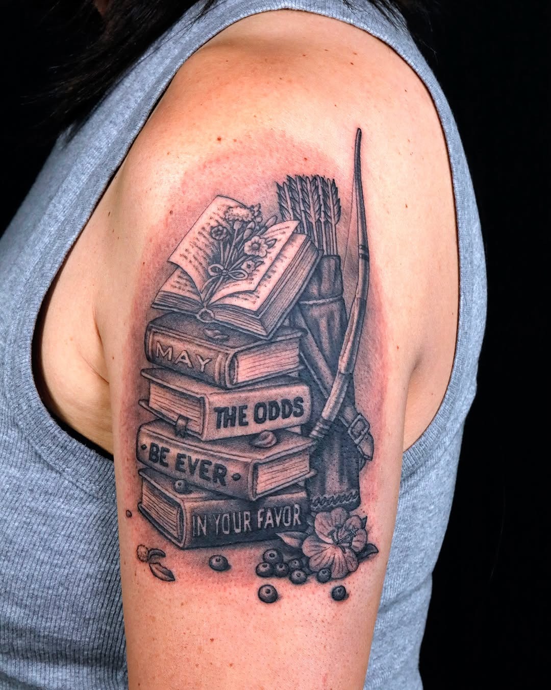 Literary Tribute Tattoo Art