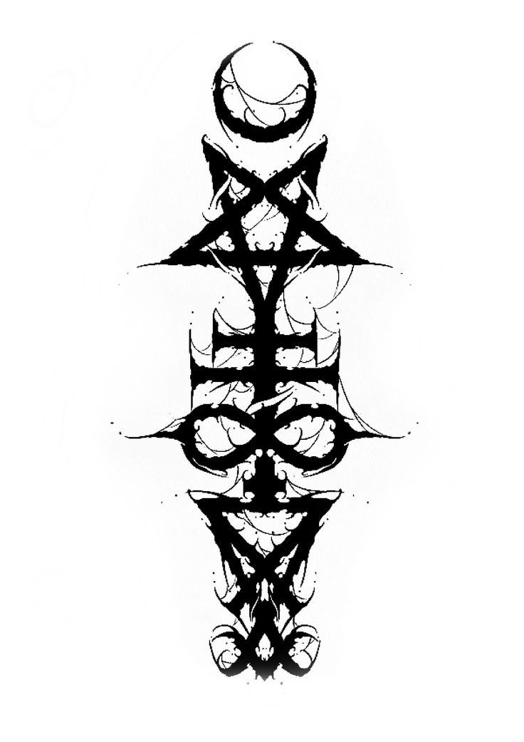 Intricate Sigil Tattoo Design