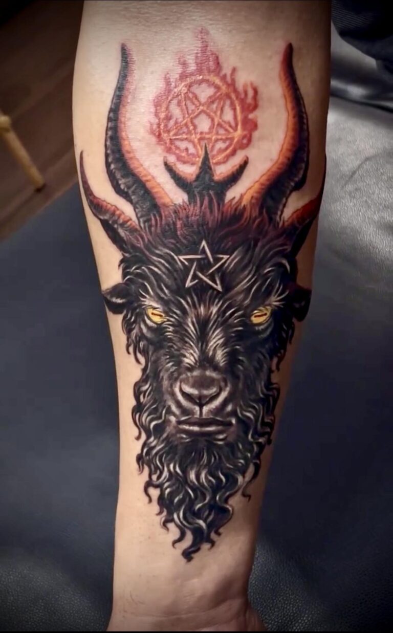 55+ Satanic Tattoos with Occult Symbols for a Daring Ink Choice