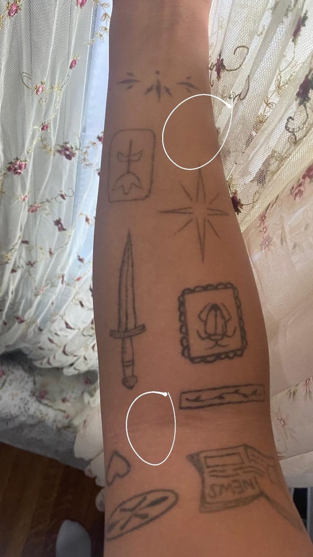 Assorted Stick and Poke Flash Art