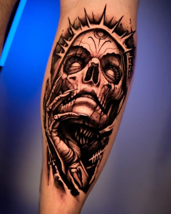 Intricate Dark Skull Masterpiece