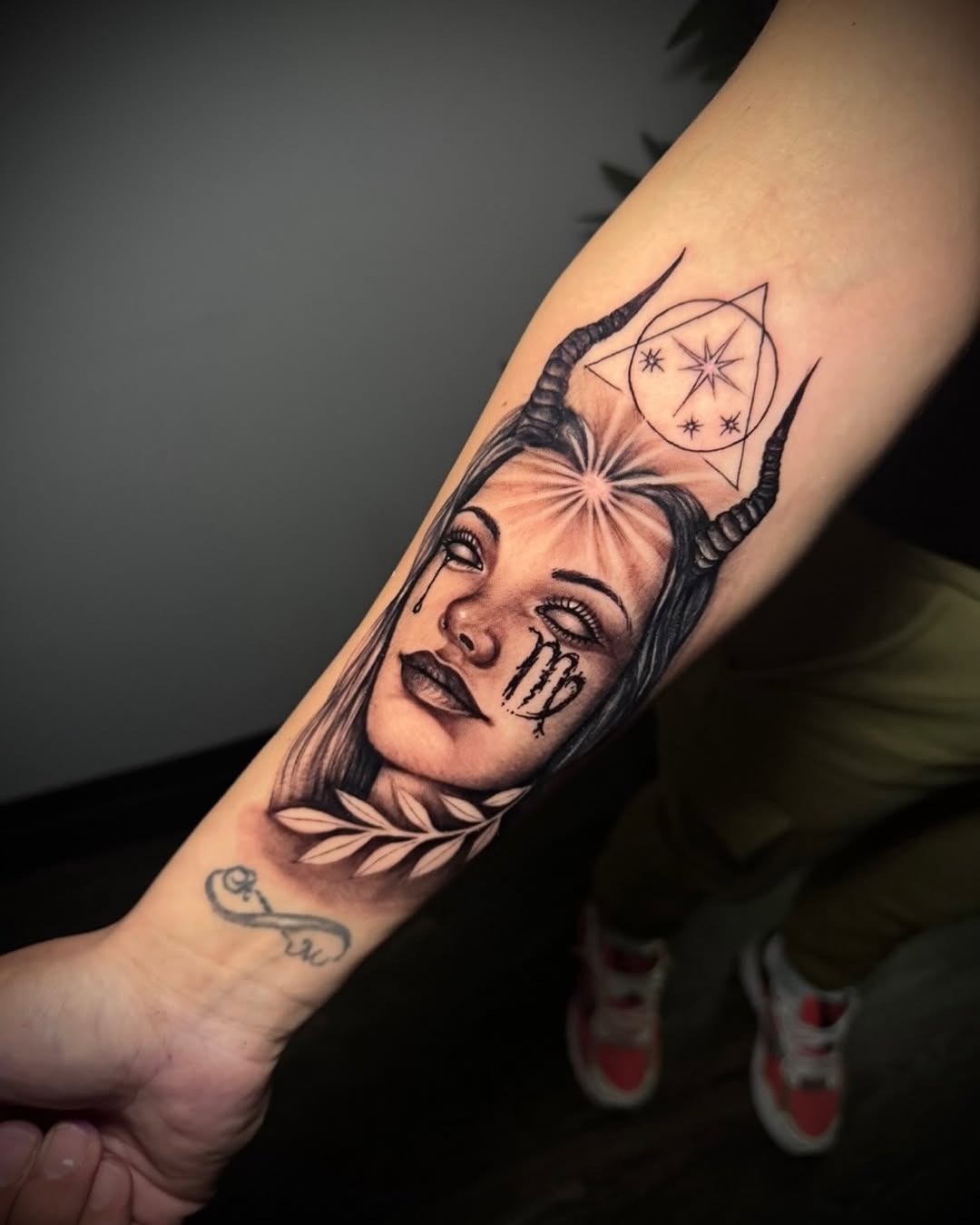 Ethereal Horned Maiden Occult Ink