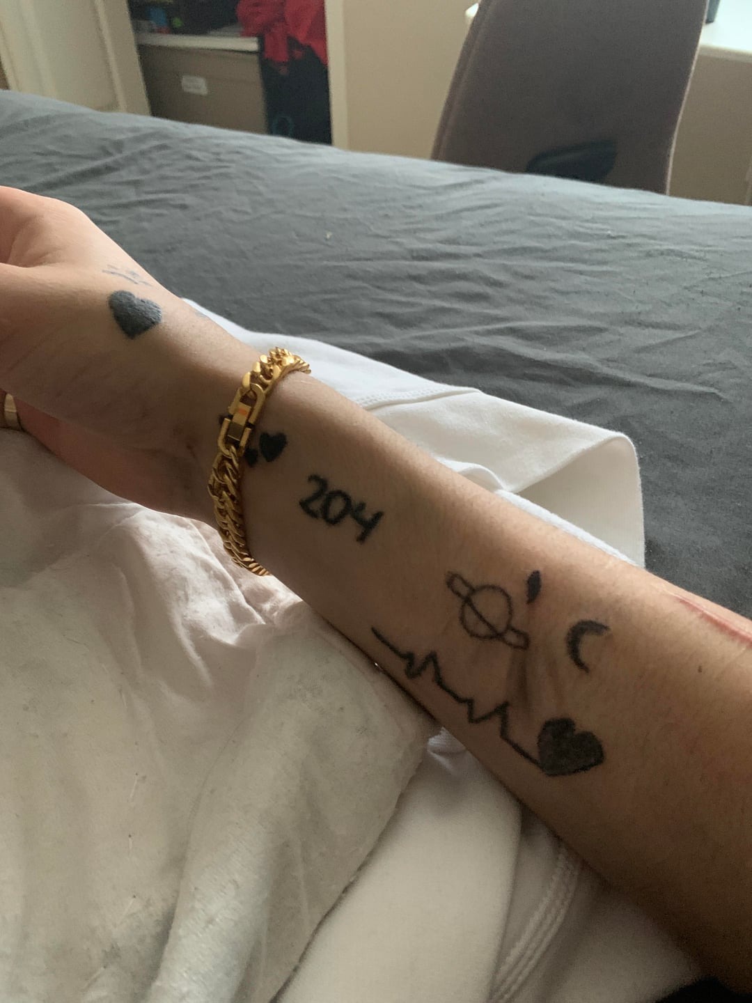 Charming Celestial Hand-Poke Designs
