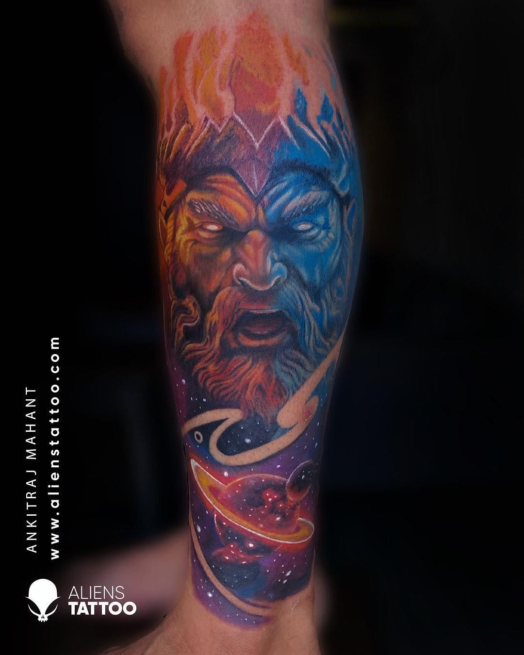 Cosmic Poseidon Calf Piece