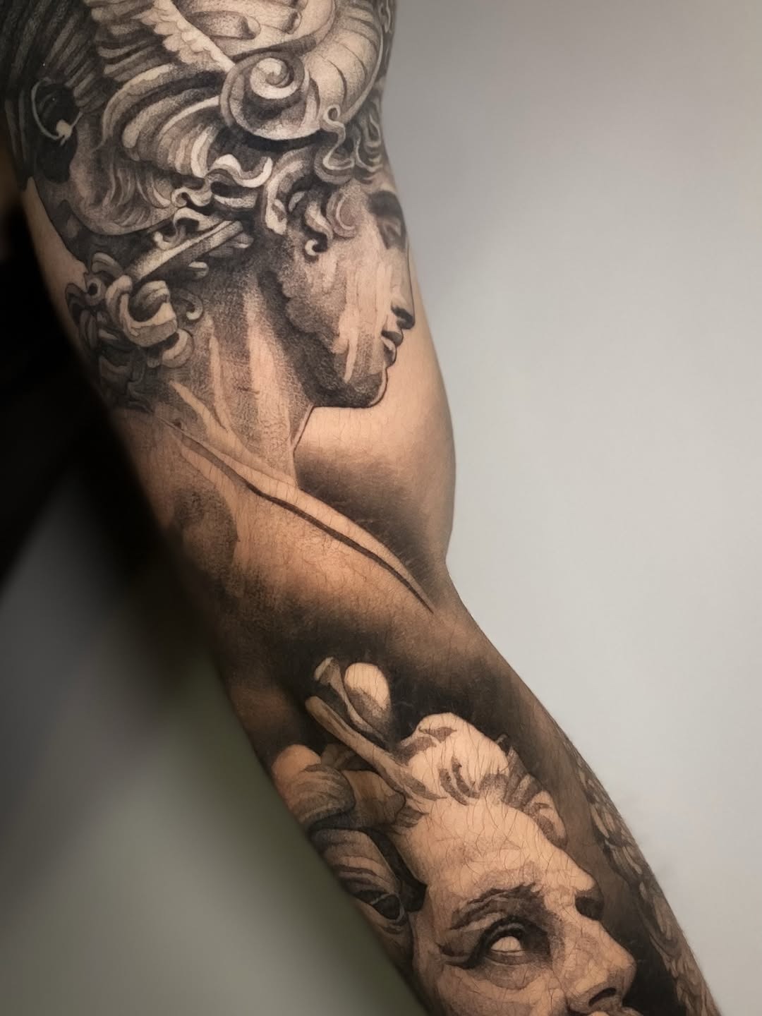 Classical Portrait Realism Sleeve