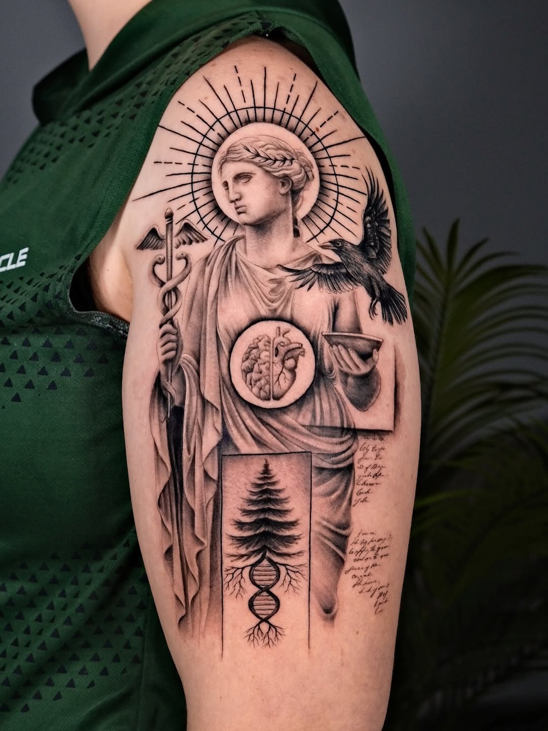 Ethereal Goddess Tattoo Design