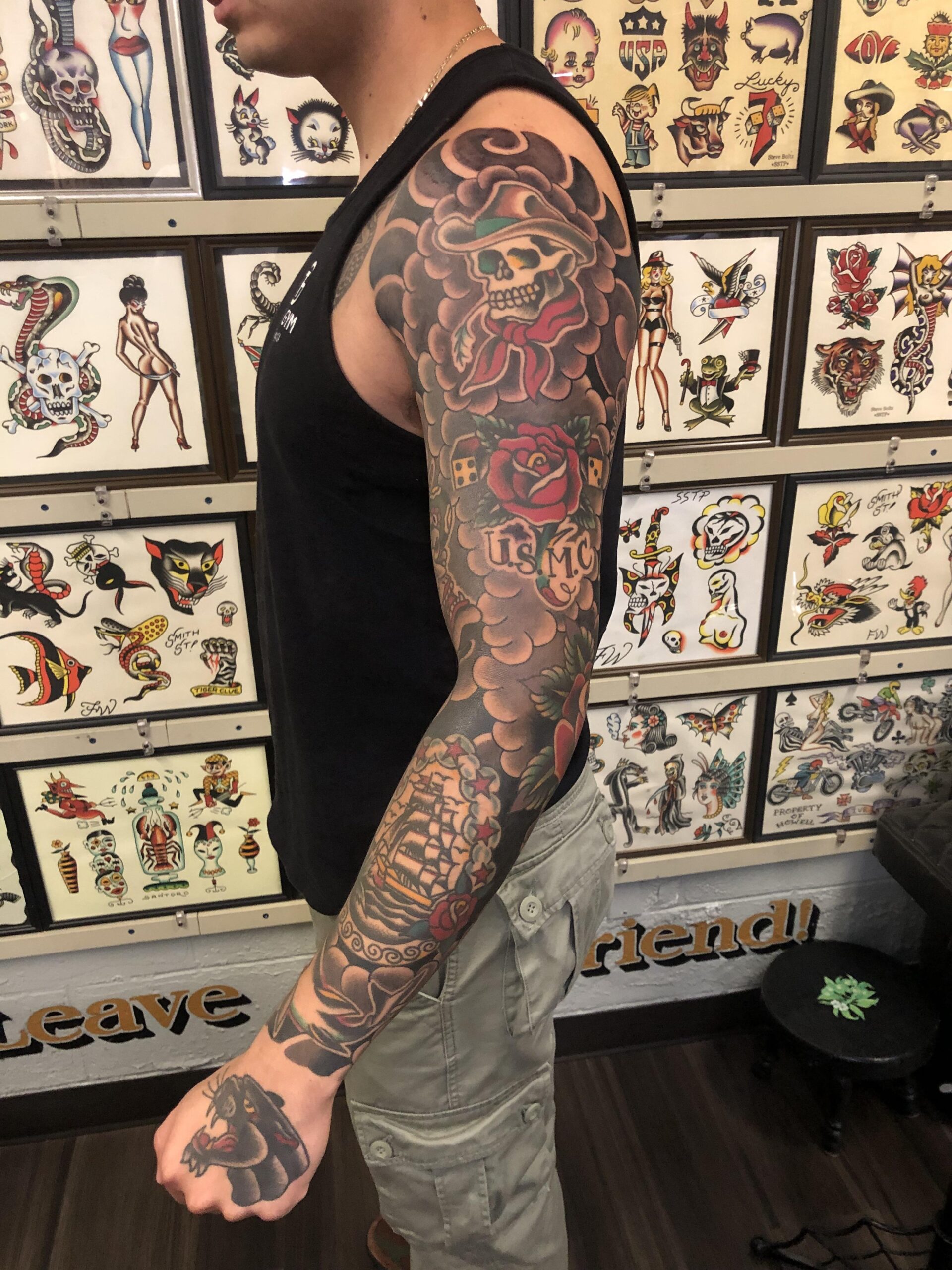 Traditional Sleeve Inking