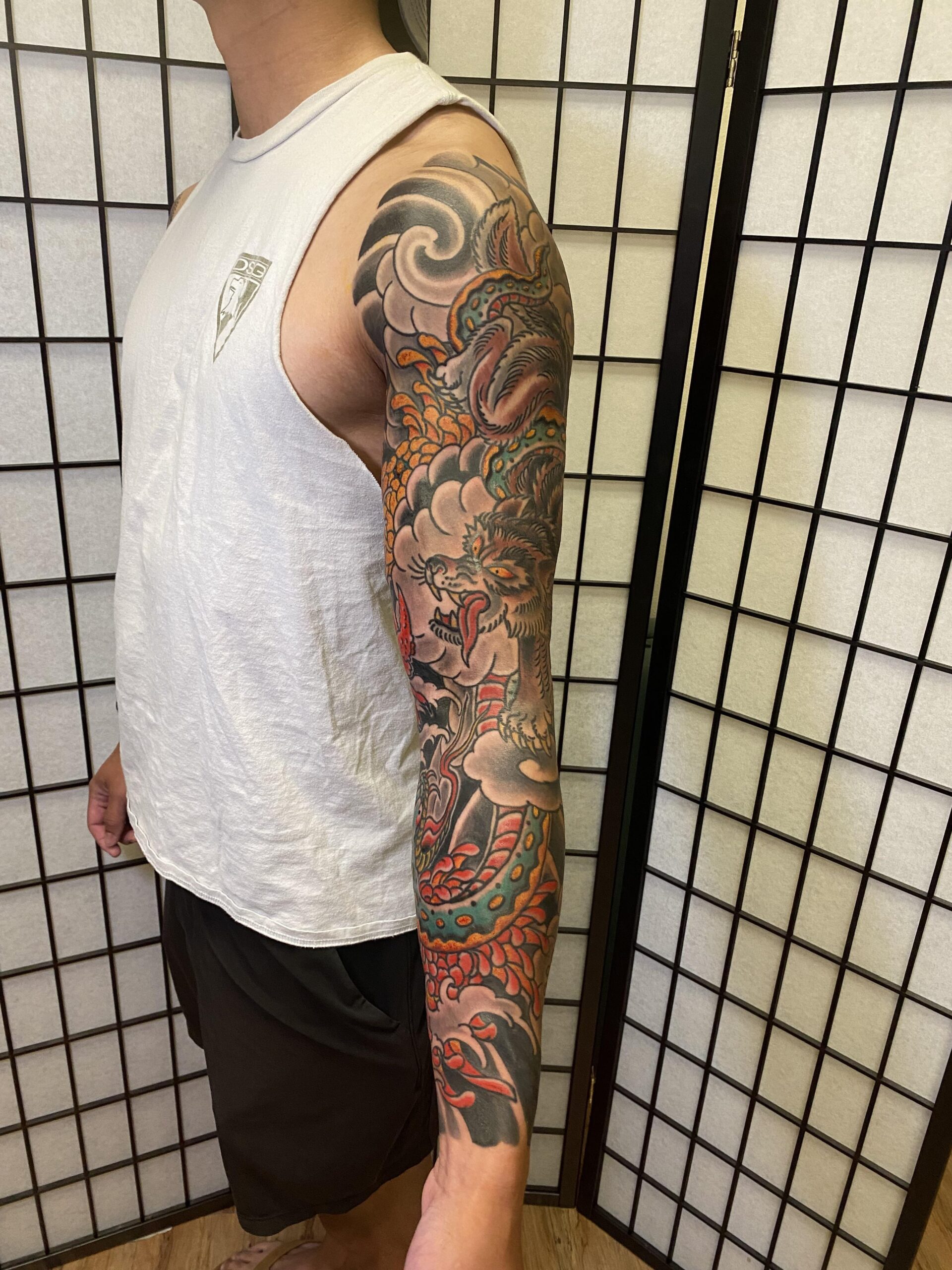 Vibrant Japanese Full Sleeve Inspiration
