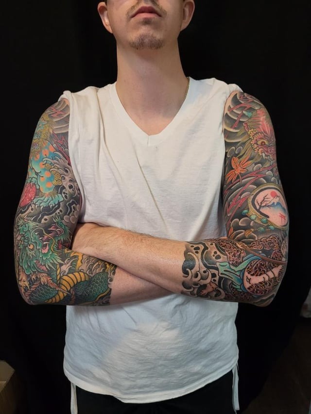 Full Traditional Japanese Sleeve Ink