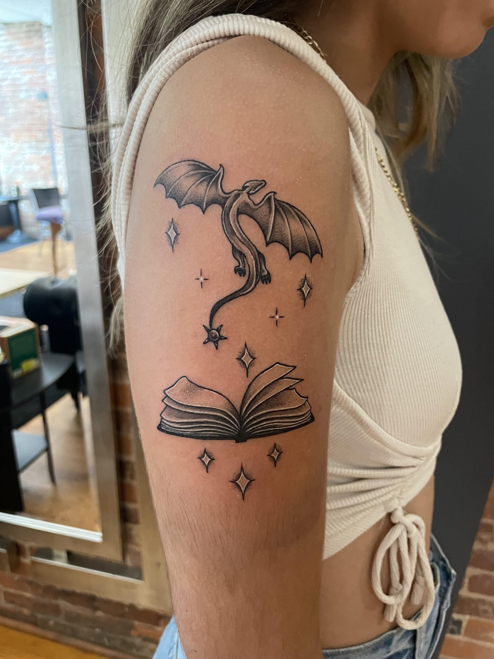 Whimsical Dragon Wing Tattoo Inspiration
