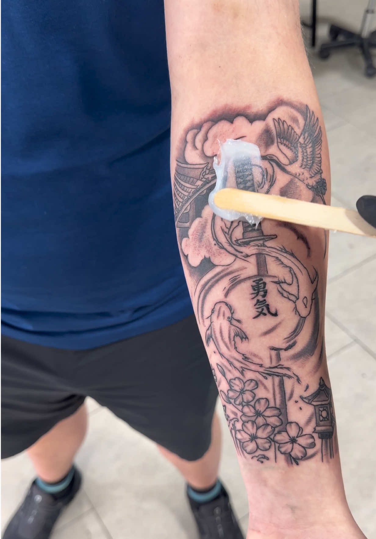 Intricate Japanese Sleeve Details