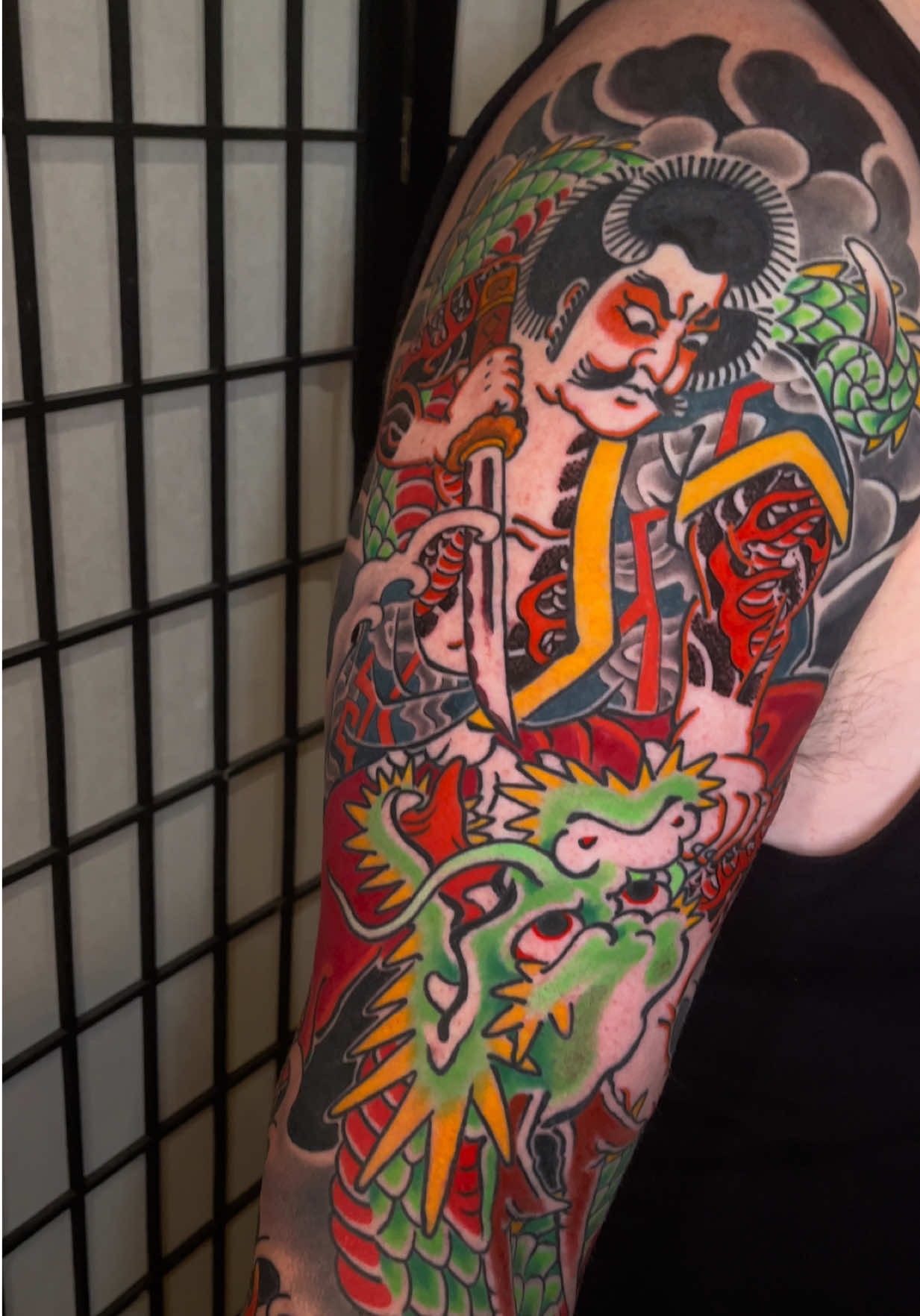 Masterful Traditional Japanese Tattoo Sleeve