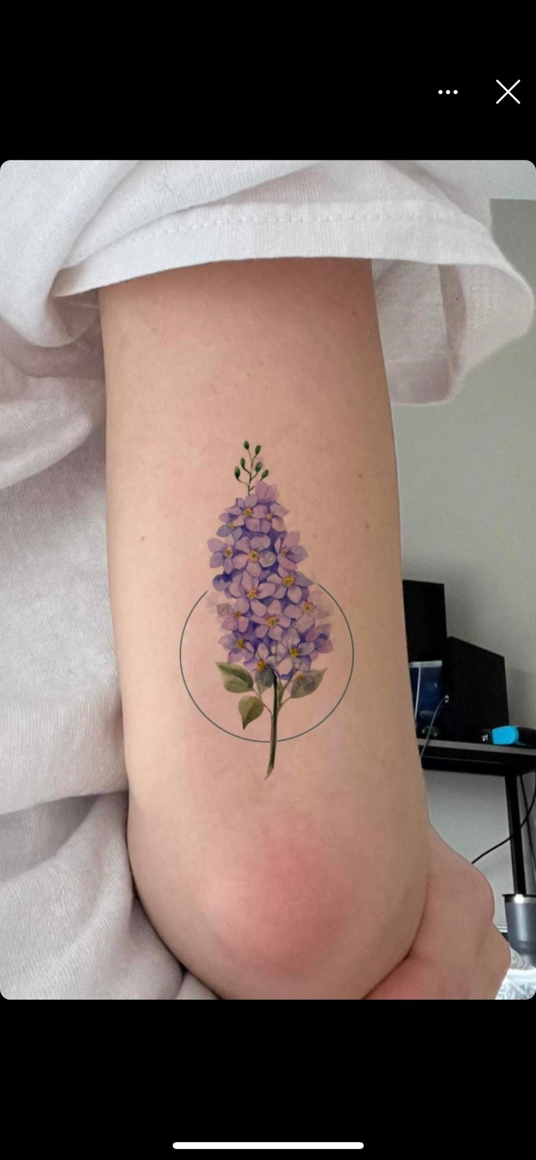 Minimalist Lilac Floral Design