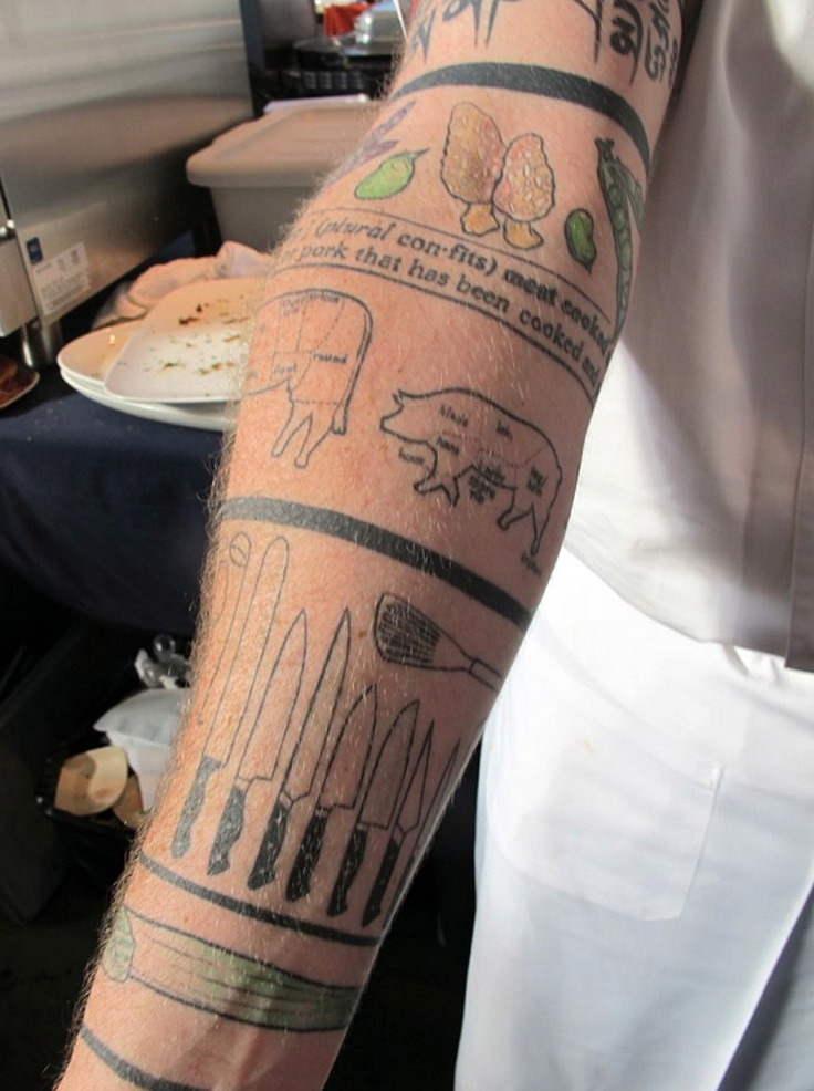 30 Chef Tattoo Concepts for Those Who Rule the Kitchen