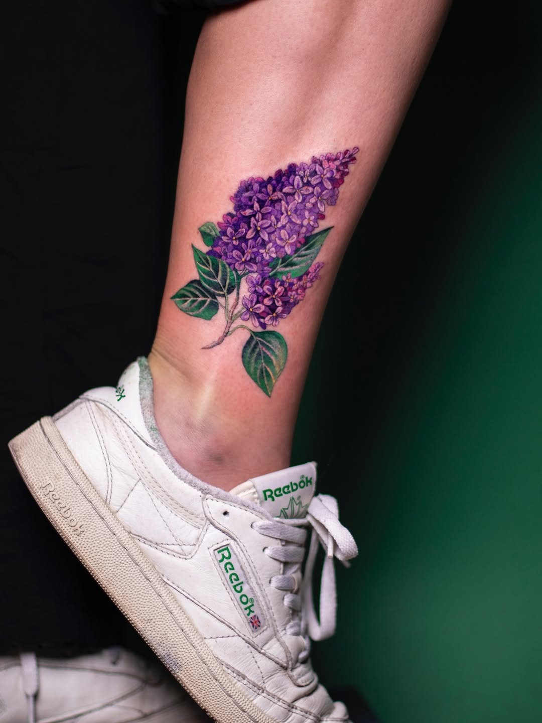 Stunning Floral Lilac Ink