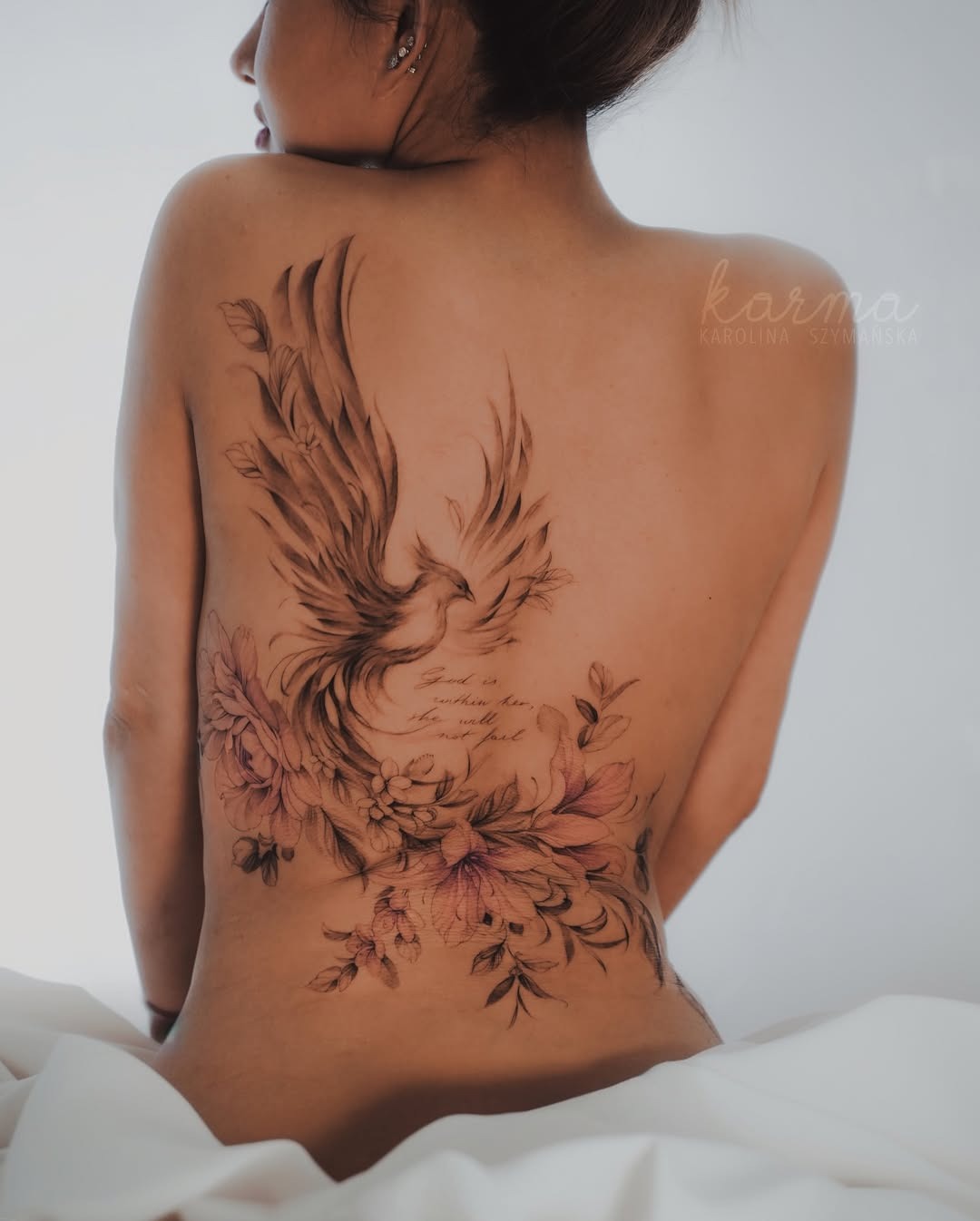 Breathtaking Phoenix Back Piece