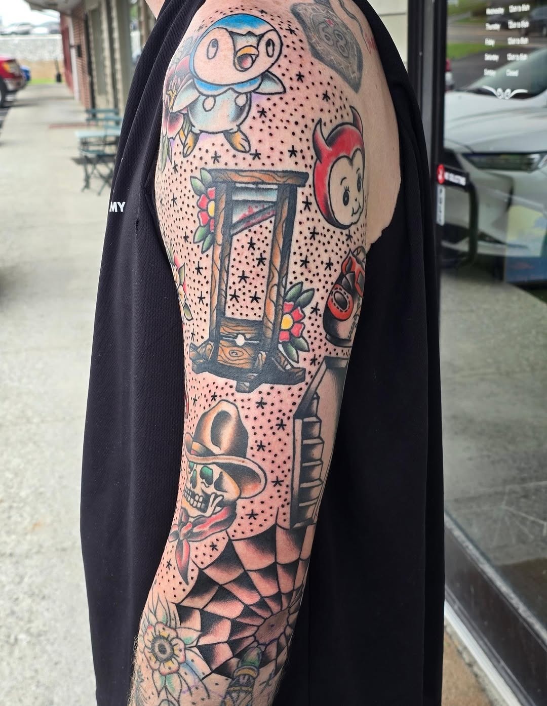 Classic Traditional American Tattoo Sleeve Inspiration