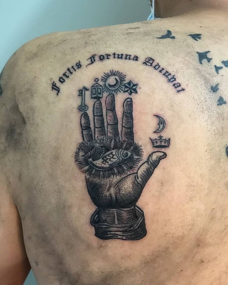 Artistic Illustrative Tattoo Design