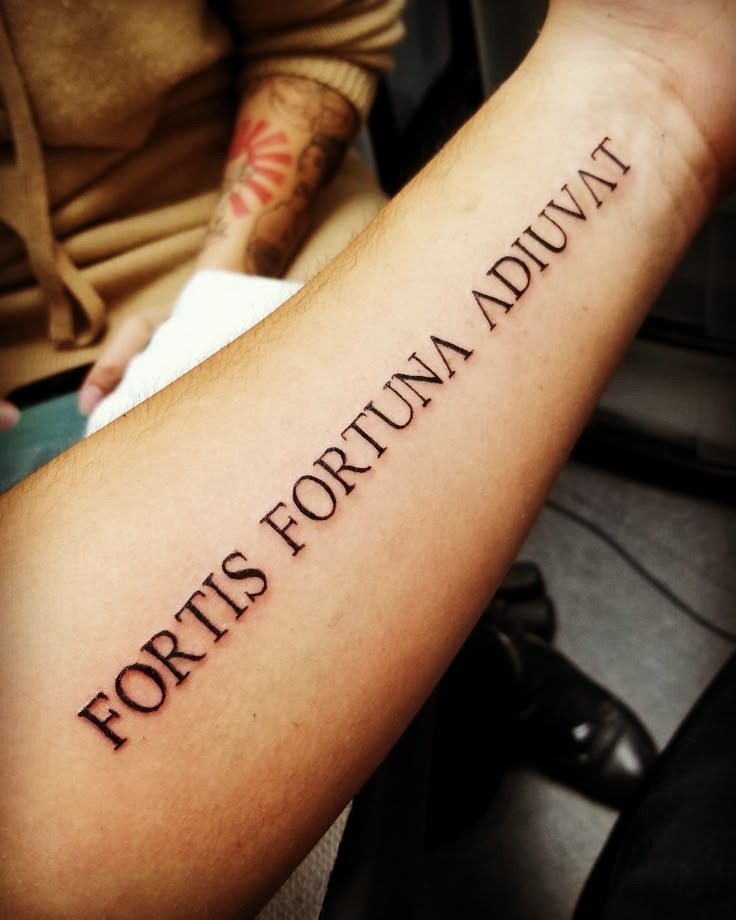 Classic Forearm Script Placement