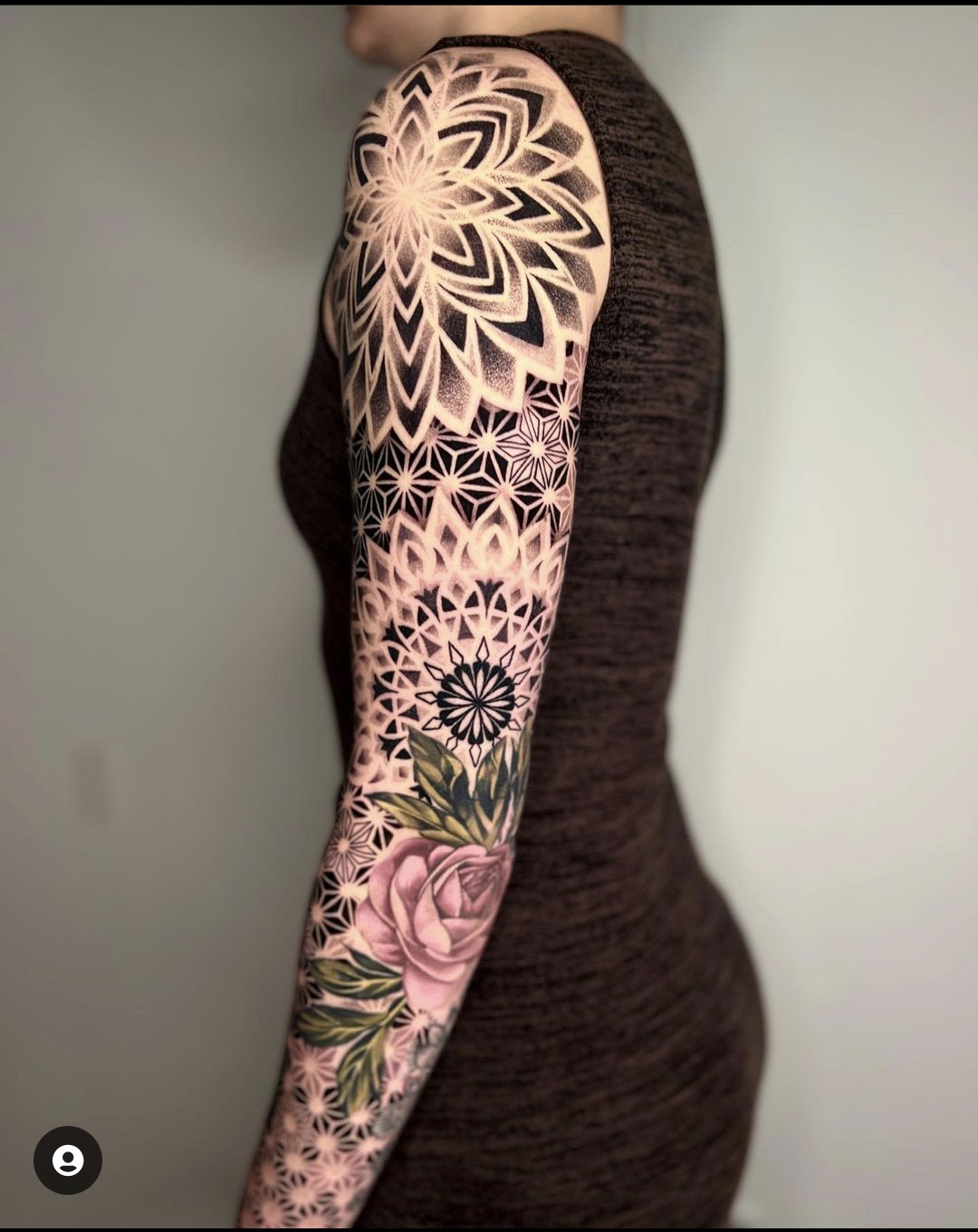 Beautiful Floral Mandala Sleeve