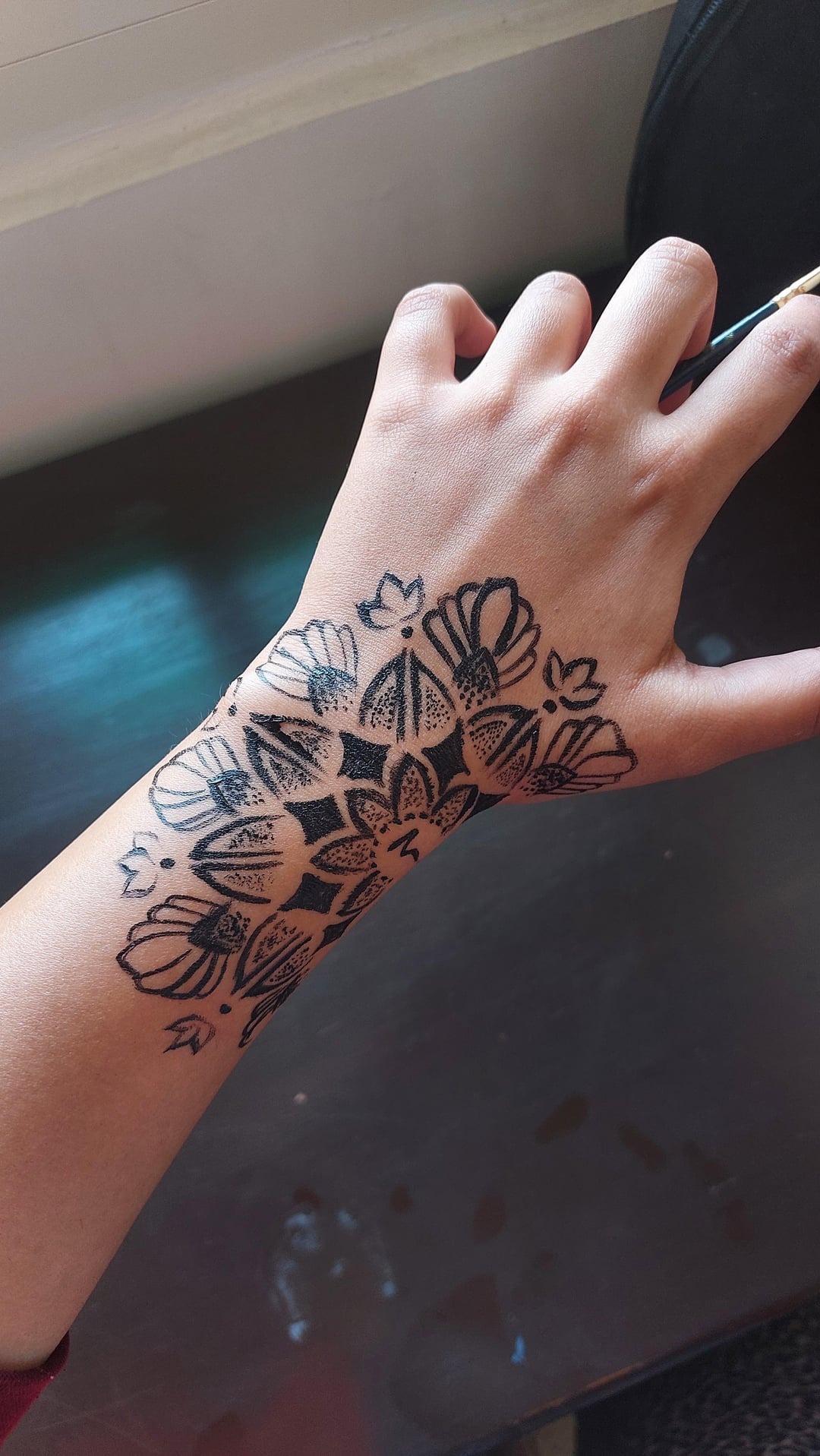 Delicate Hand Mandala Design