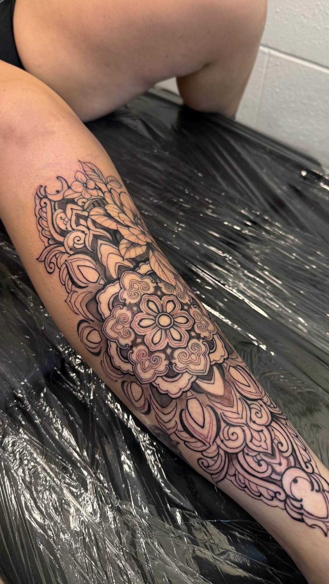 Intricate Geometric Mandala Arm Tattoo