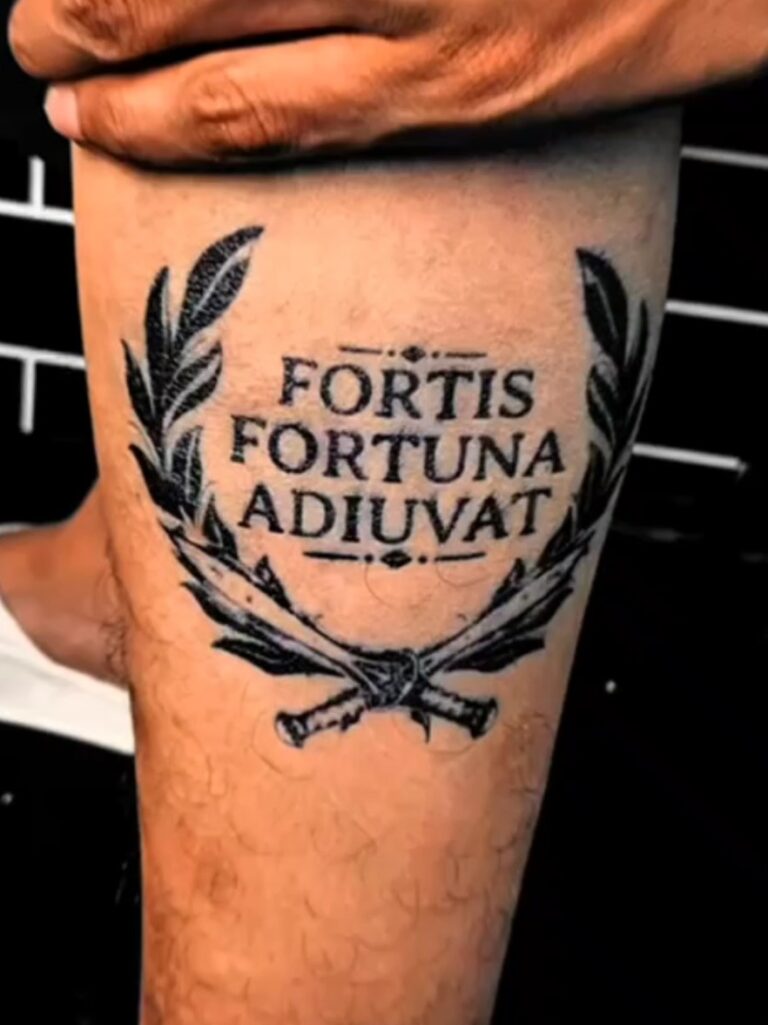 30 Fortis Fortuna Adiuvat Tattoo Inscriptions for the Bold