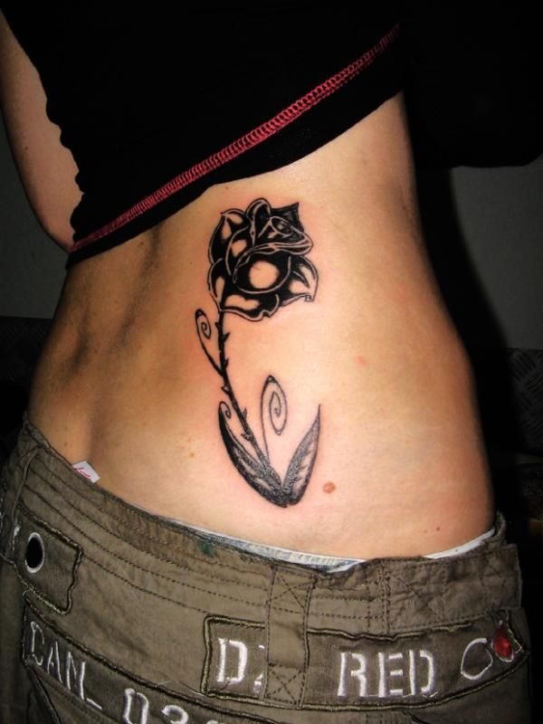 Floral Lower Back Art