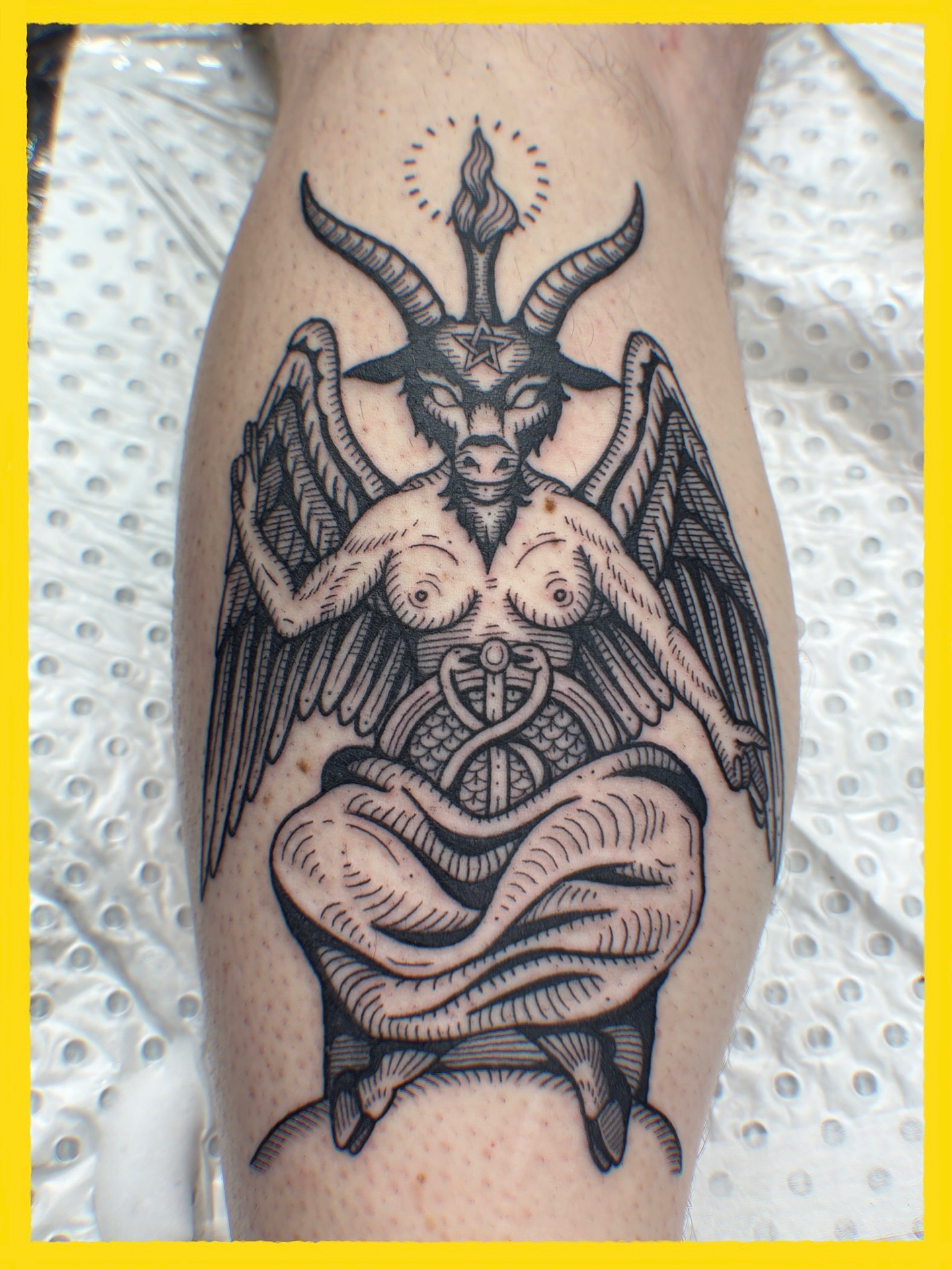 Classic Baphomet Tattoo Design