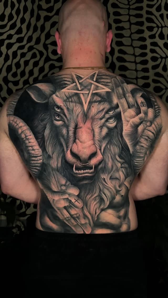 Full Back Baphomet Ink