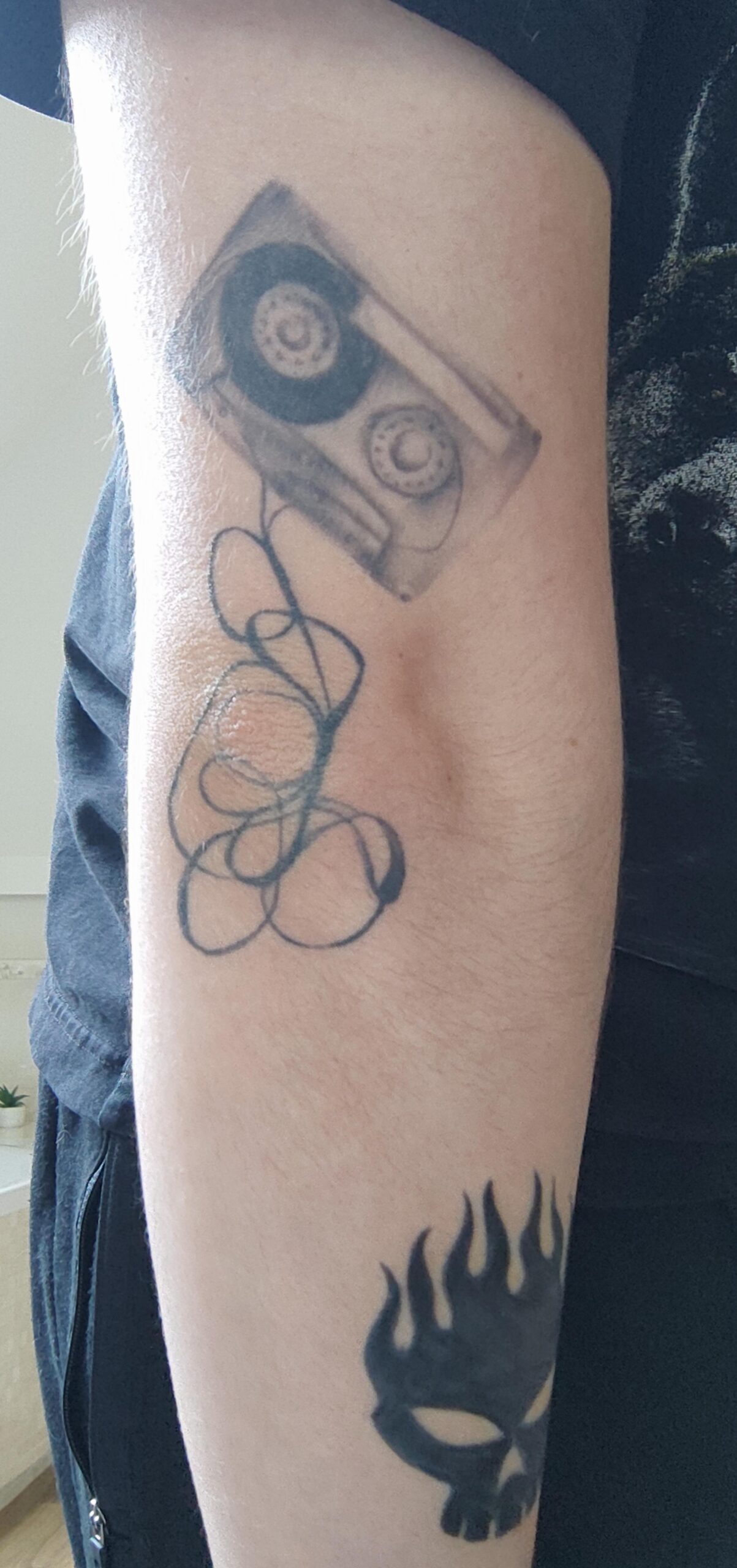 Vintage Cassette Tape Tattoo Idea