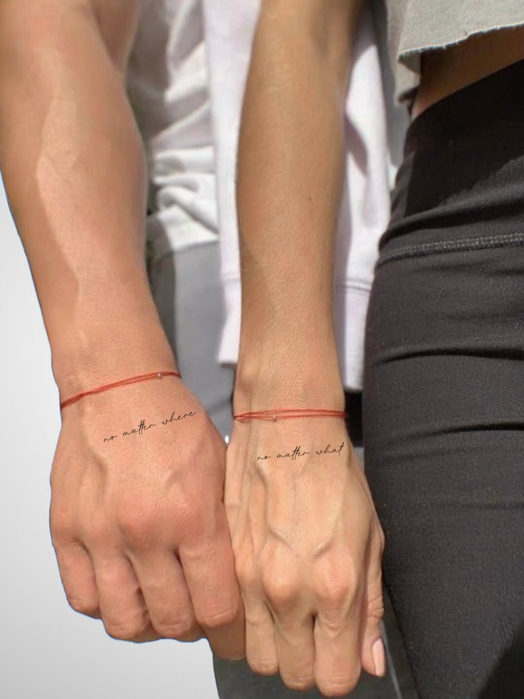 Meaningful Script Matching Tattoos