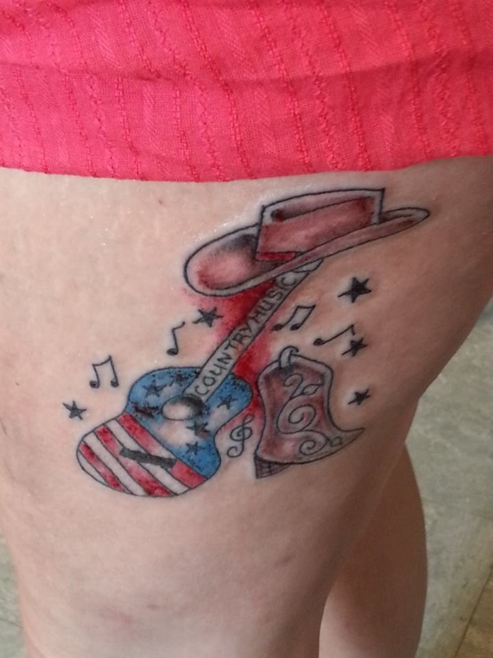 Classic Country Music Tattoo Inspiration