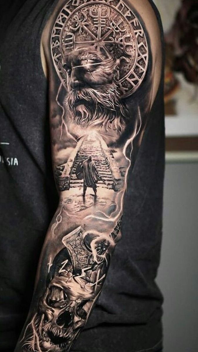 Epic Norse Mythology Full Sleeve Inspiration