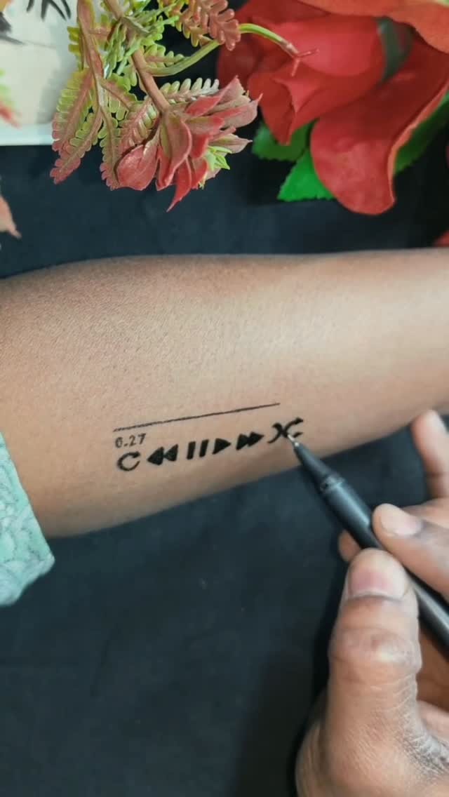 Creative Media Player Tattoo Design