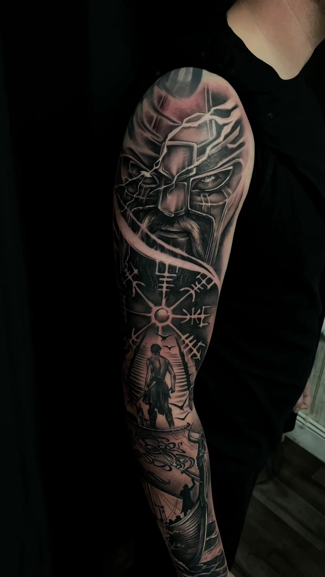 Mythological Viking Sleeve Art