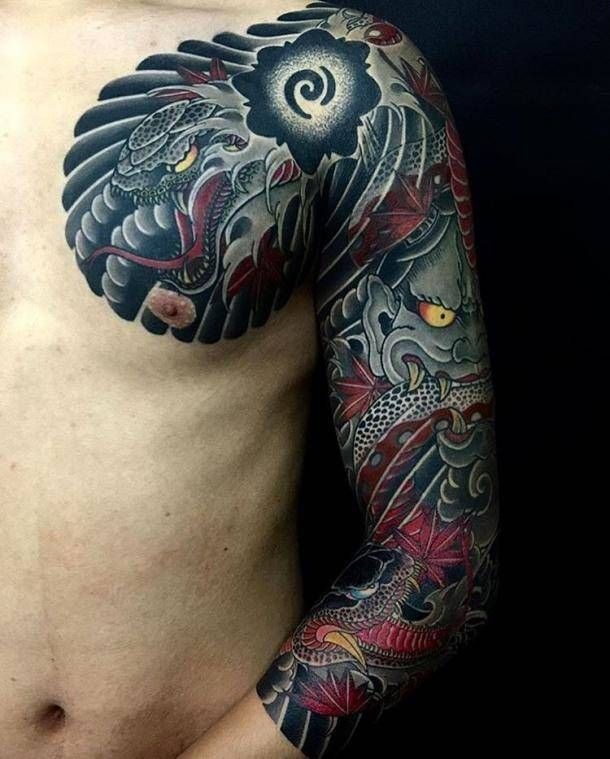 Bold Japanese Traditional Full Sleeve