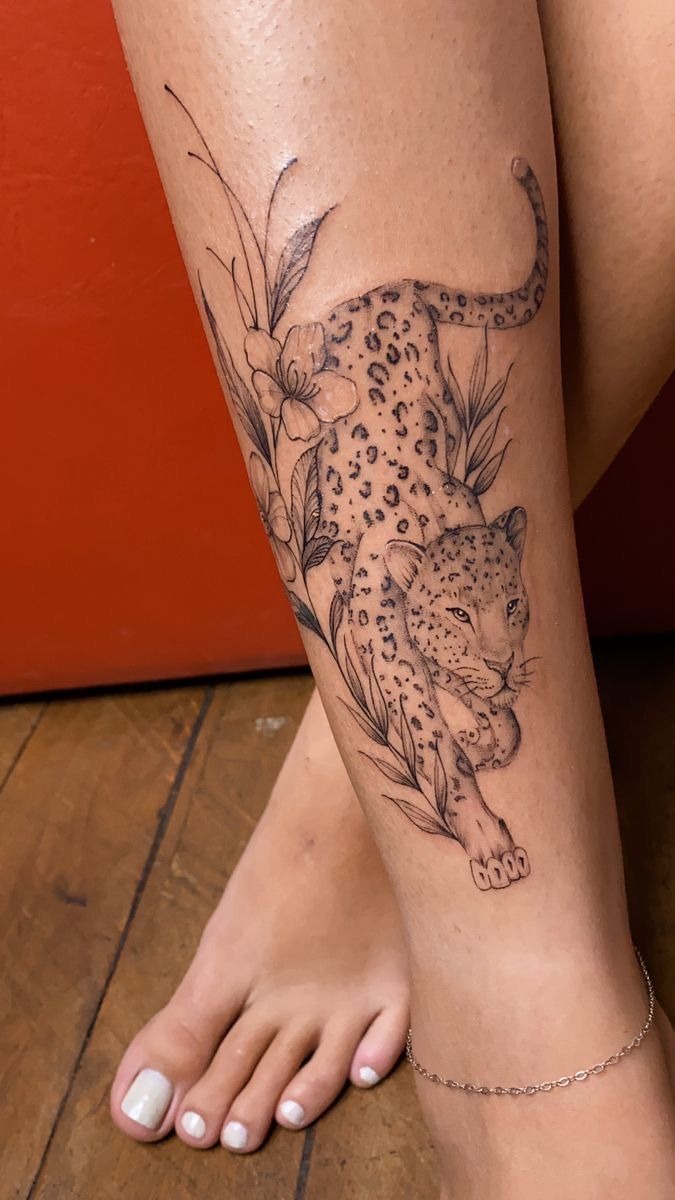 Sophisticated Leopard Shin Artistry