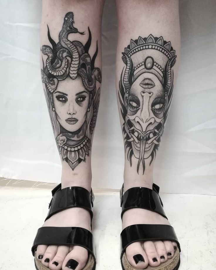 Striking Mythological Shin Portraits