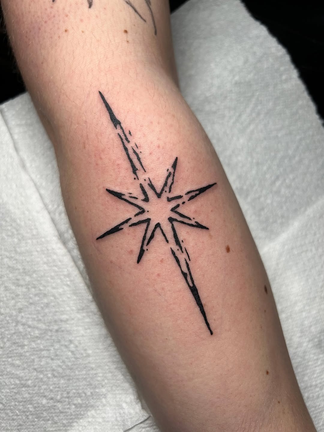 Graphic Edgy North Star Design