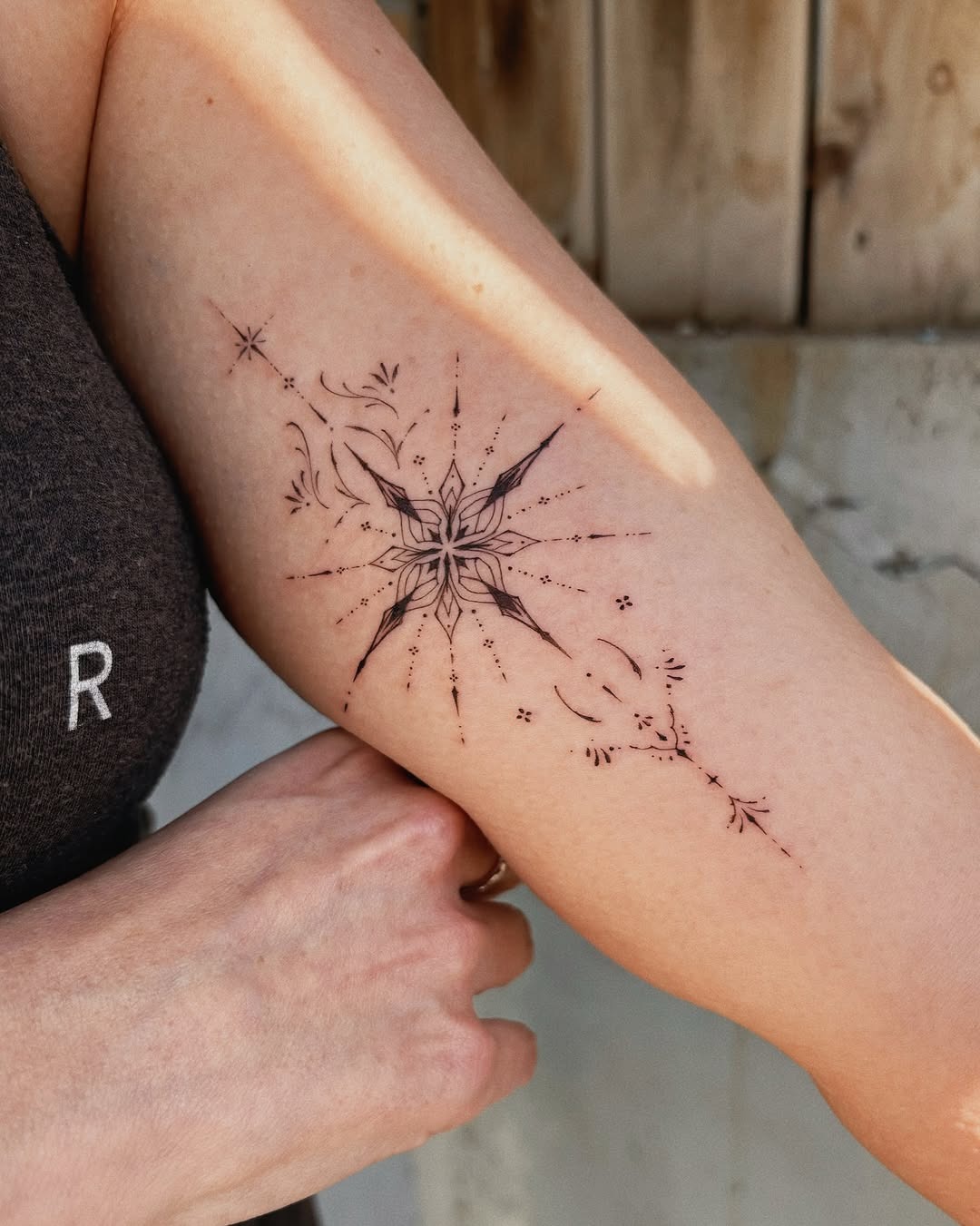 Intricate Ornamental Star Tattoo