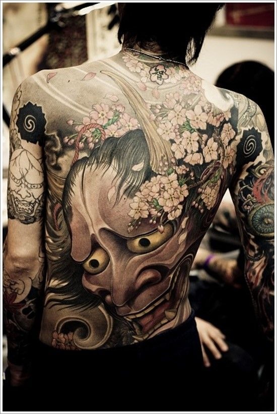 Stunning Traditional Japanese Back Tattoo