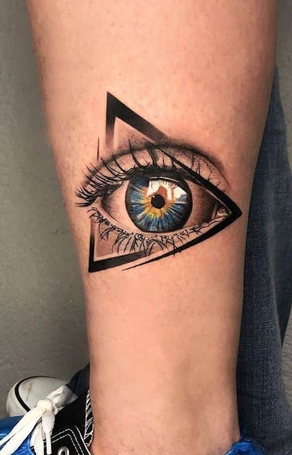 Vibrant Triangle Eye Placement