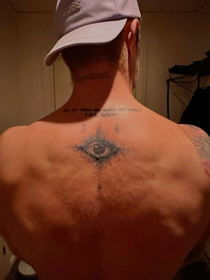 Back Piece Third Eye Design